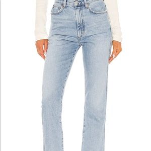 Agolde pinch waist high rise kick jeans